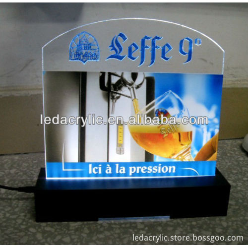 Customized Acrylic LED Edge Lit Sign